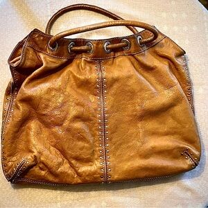Michael Kors Astor Camel Leather Studded Hobo
Tote Bag